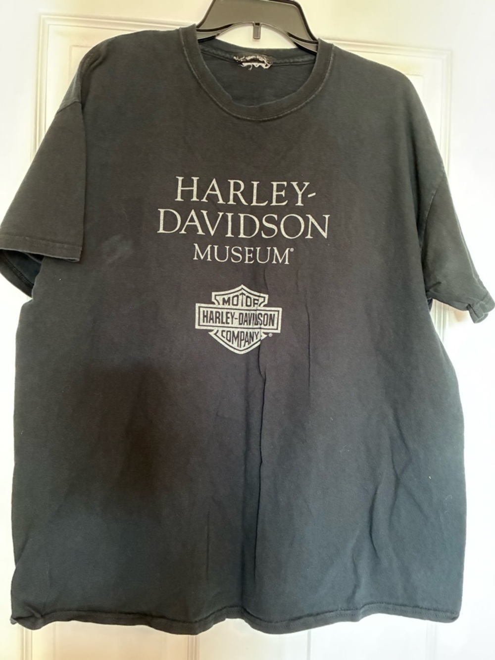 Harley-Davidson Black Tee with White Logo